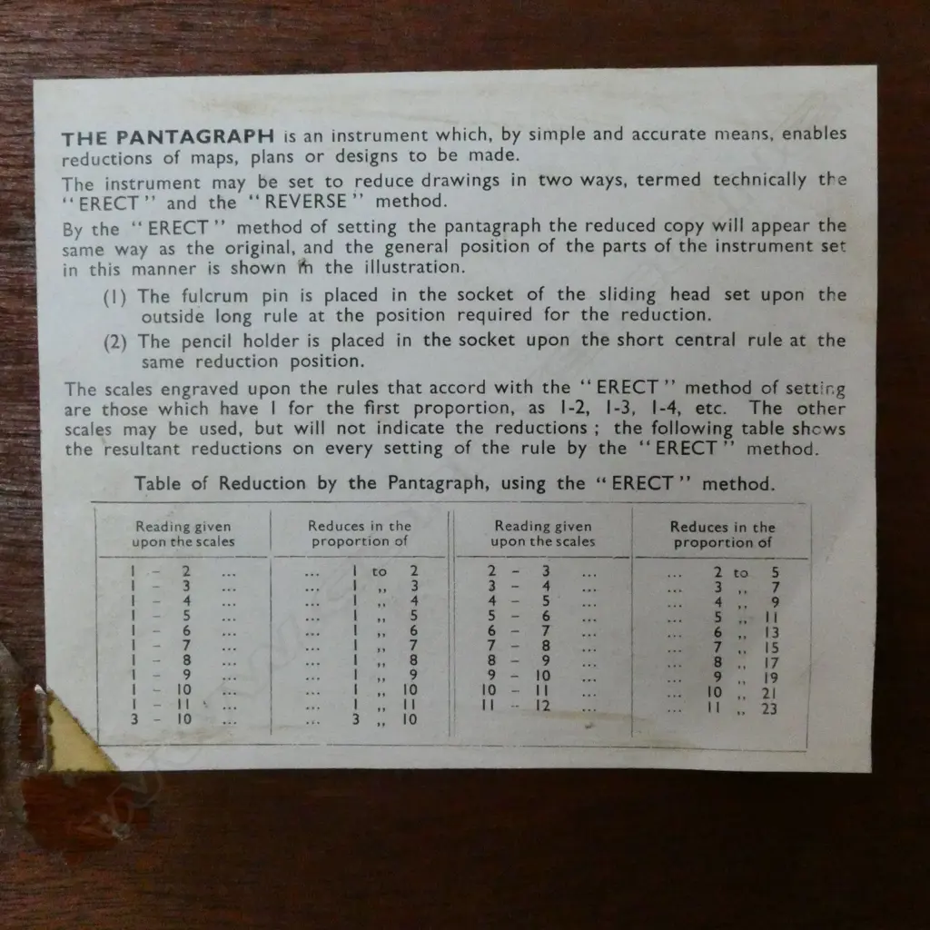 STANLEY, LONDON, BRASS & STEEL PANTAGRAPH DRAWING INSTRUMENT, IN MAHOGANY CASE W.850mm Image 1++